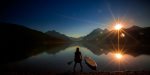 Take a sunset lake adventure 